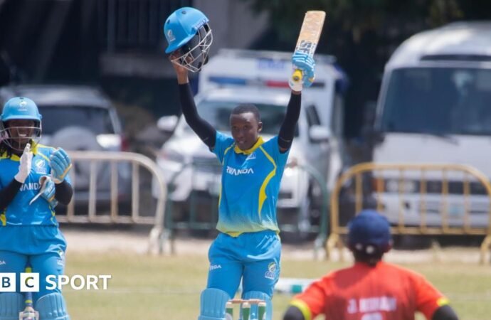 Fanny Utagushimaninde: Rwanda batter is youngest woman to make T20 international century