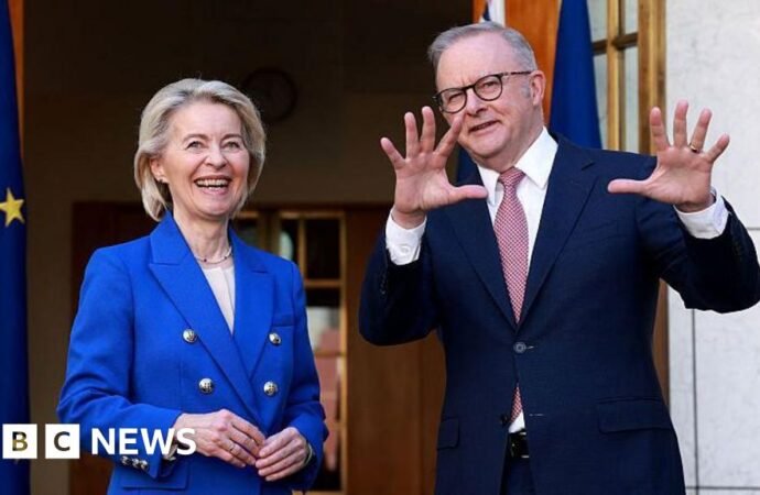 Australia and EU agree sweeping trade deal in face of global uncertainty