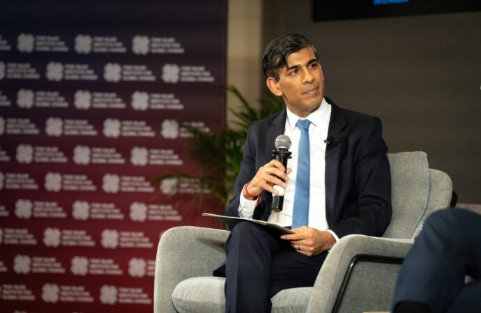 Rishi Sunak tells CEOs to move fast on AI—or risk landing on the wrong side of the K-shaped economy