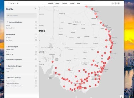 Tesla’s 150th Supercharger location opens in Australia