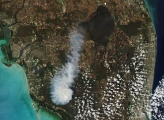 Smoke Rises Over Big Cypress National Preserve