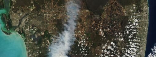 Smoke Rises Over Big Cypress National Preserve