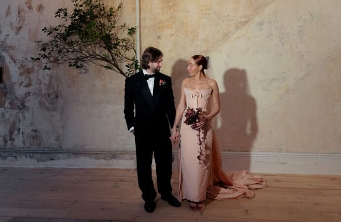 The Bride Wore Pink for an Unconventional New York Wedding That Traversed the City