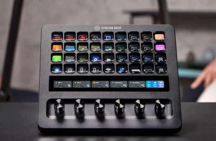 Elgato’s Stream Deck Plus XL has more buttons, more dials, and a larger touchscreen