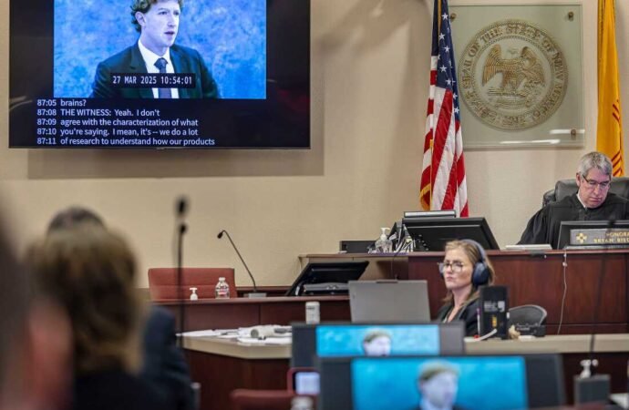 New Mexico jury says Meta harms children’s mental health and safety, violating state law : NPR
