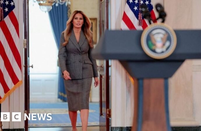 Melania Trump's speech propels Epstein crisis back to forefront