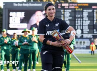 New Zealand’s Amelia Kerr hits 179 not out against South Africa in record women’s ODI chase