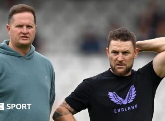 England coach Brendon McCullum and director Rob Key meet with county coaches amid unrest in English game