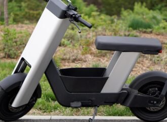 The Infinite Machine Olto is part motorcycle, part bike, part Cybertruck