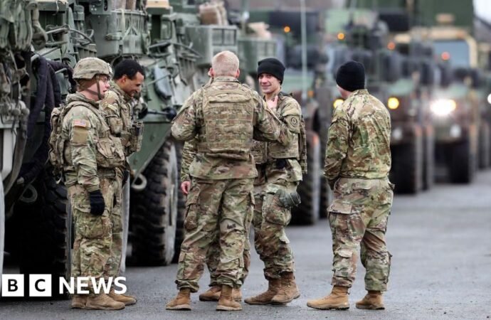 Trump says US studying troop cuts in Germany, as spat with Merz intensifies