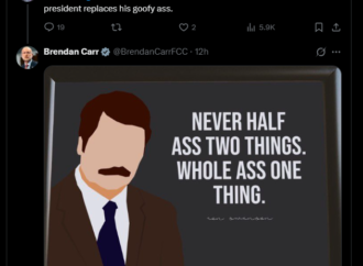 FCC Chairman Responds With Parks and Recs Meme to Critic Calling Him a ‘Whole Bitch’