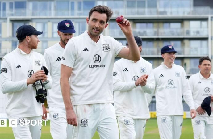 County Championship: Glos battle back against Northants at Bristol