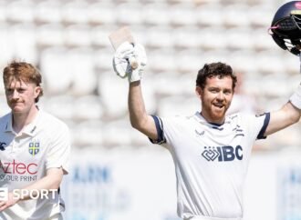 County Championship: Durham start well after Higgins hundred
