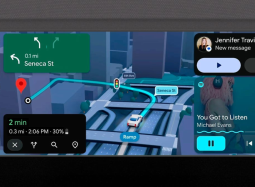 Android Auto Now Fits Weirdly Shaped Screens and Streams Video While Parked