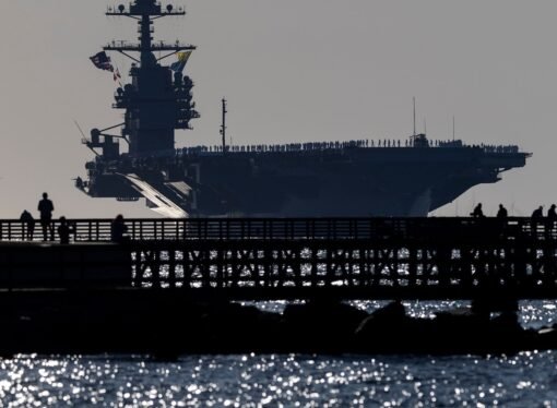USS Ford returns home after 11-month deployment supporting the Iran war and Maduro’s capture