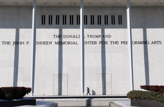 Judge won't halt deadline to take Trump's name off Kennedy Center