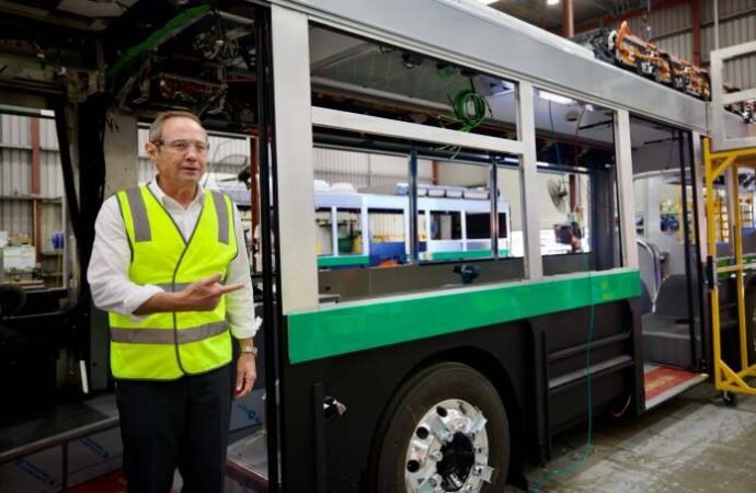 Australia’s first electric bendy bus is here, built in Perth