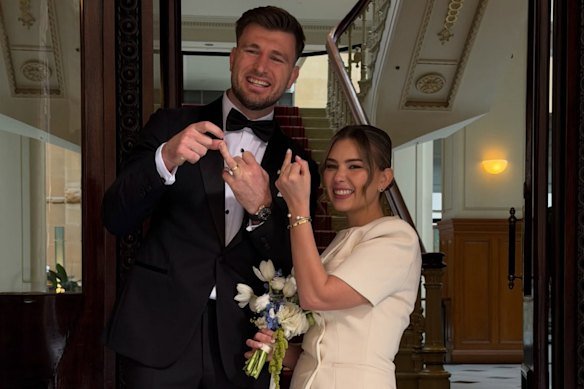 Jai Arrow with his new girlfriend Berina.