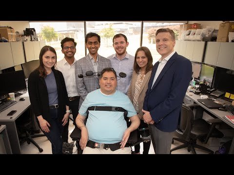 Double neural bypass: A man living with paralysis regains sensation and lasting movement in his arm and hand.