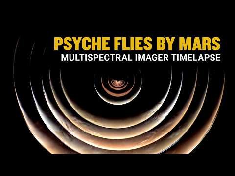 Psyche captures stunning timelapse video of her encounter with Mars