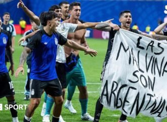 2026 World Cup: FIFA ‘assessing reports’ after Argentine players held Falklands banner