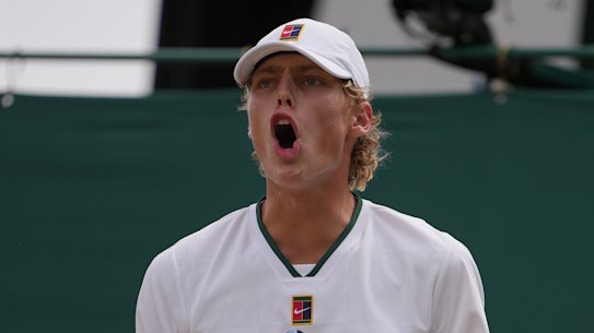 Cruz Hewitt is in the men's singles final at Wimbledon.