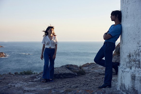 Llucia García and Mitch Martin in Pilgrimage.