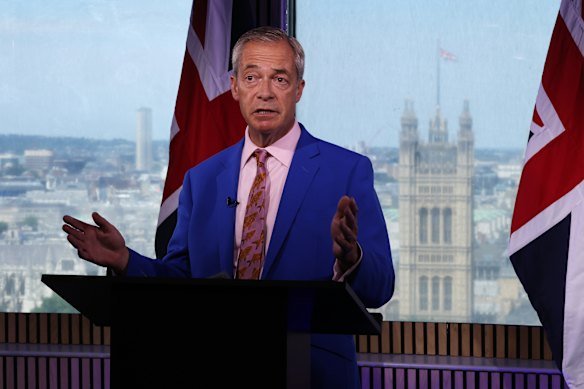 UK reform leader Nigel Farage announces his resignation as a member of parliament and his intention to stand in a by-election to regain his seat.