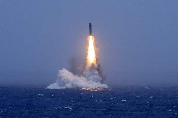 Yesterday's launch by China of a nuclear-capable missile.