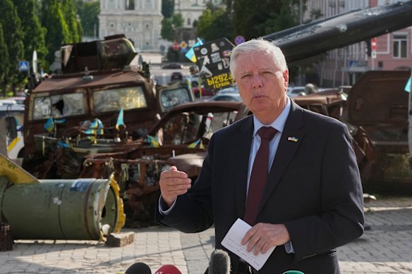 US Senator Lindsey Graham was in Kyiv last week.