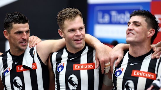 On: The Magpies have momentum and can sniff out a top-six finish.
