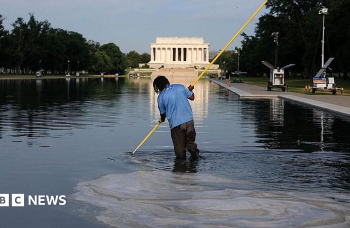 Former Olympian David hearn indicted for allegedly vandalising reflecting pool