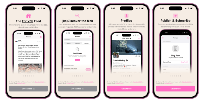 A new application, HyperTexting, turns the open web into a scrollable feed similar to a social network | TechCrunch