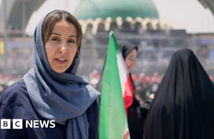 BBC in Tehran as mourners gather for former supreme leader’s funeral