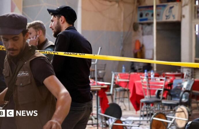 Bomb blast at central Damascus cafe kills nine, state media says
