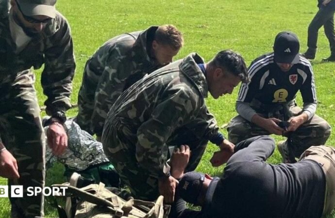 Bombs, blood, ambushes: why football coaches train with the army