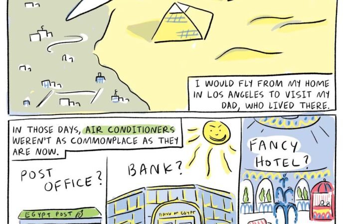 COMIC: Temperatures are expected to reach 106 in Egypt this week. How do people stay calm?