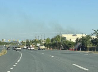 Dark smoke rose over a Virginia data center as a heat wave pushed the power grid to the limit.