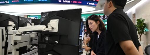 Falling South Korean stocks took shine off Samsung and SK Hynix’s billion-dollar run