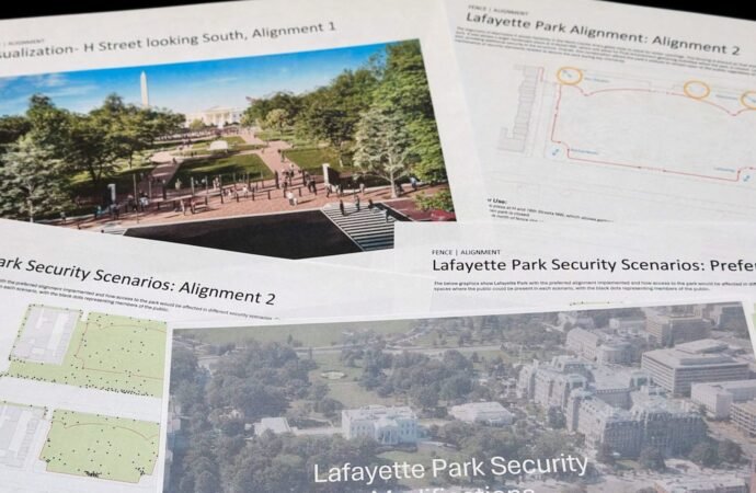 Federal panel reviews fencing plan and screening center to improve White House security