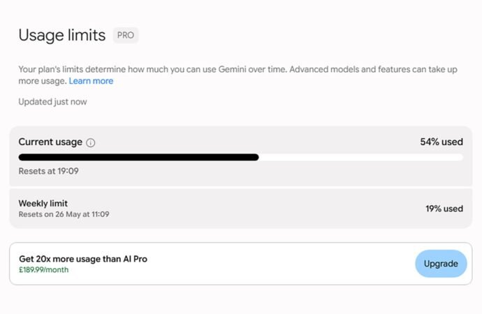 How Google’s new Gemini rates work and how to track your usage
