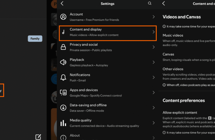 How to disable music videos on Spotify