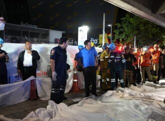 ‘I ran to the door’: Bangkok pub engulfed in flames, killing at least 27 people