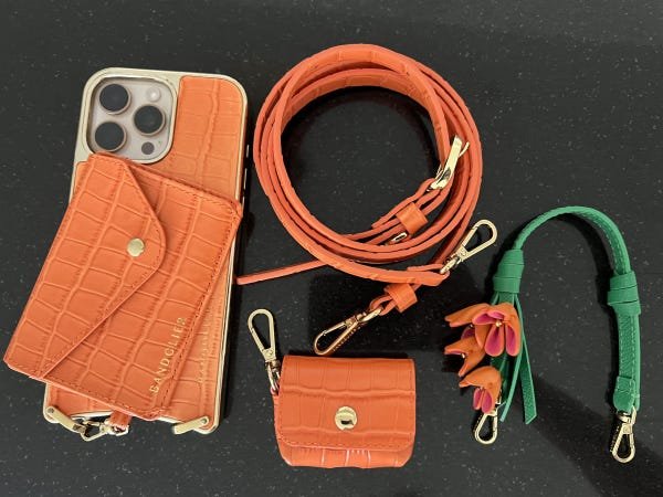 I tried the Bandolier phone case which everyone seems to love and it made things so much easier
