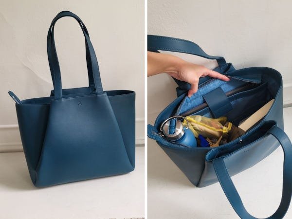 I used the KAAI Pyramid bag for over a year on trips to the office to see if it was worth the $895