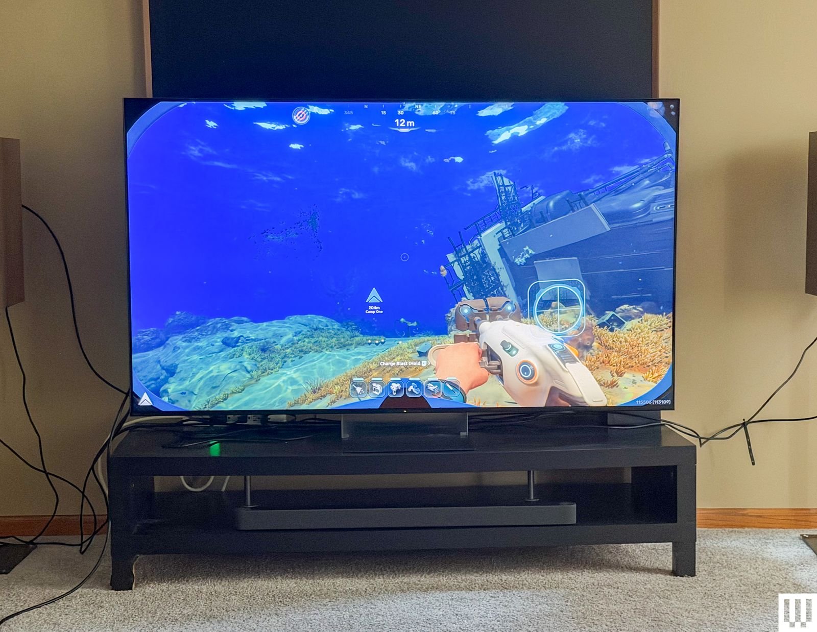Image may contain animals Aquarium Fish Marine life Water Electronics Screen Computer hardware Hardware and monitor