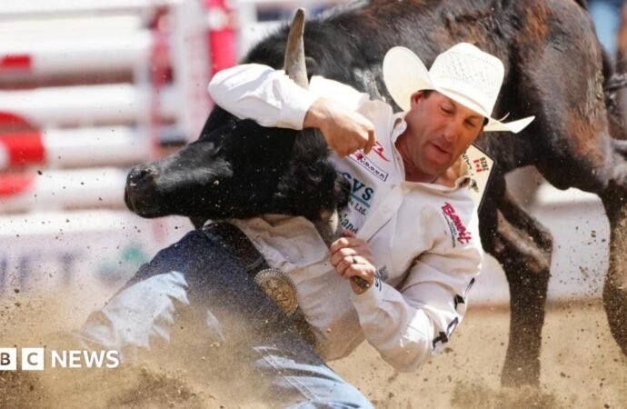 In the Calgary Stampede, the starting signal is given in the fight for the separation of Alberta