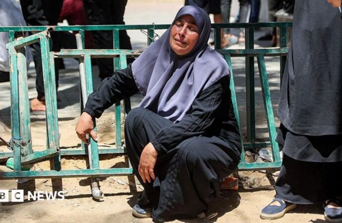 Israeli attack on Gaza police post kills seven, officials say