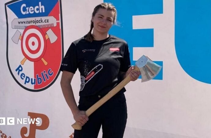 ‘It makes me different’: Meet the women breaking world records in lumberjack sports