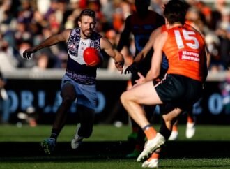 Jake Stringer scores seven goals as Giants end Dockers’ 14-game winning streak